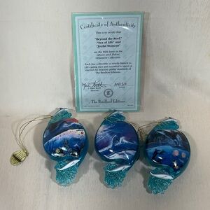 5th Issue Above and Below Dolphin Ornament Collection Christian Riese Lassen